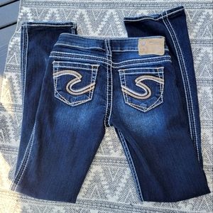 Silver Jeans 23x33 "Frances 18" Deep Blue Wash